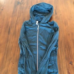 Lululemon green zip-up sweatshirt/jacket